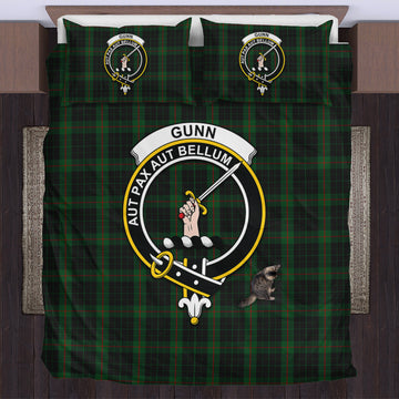 Gunn Logan Tartan Bedding Set with Family Crest