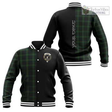 Gunn Logan Tartan Baseball Jacket with Family Crest and Half Of Me Style