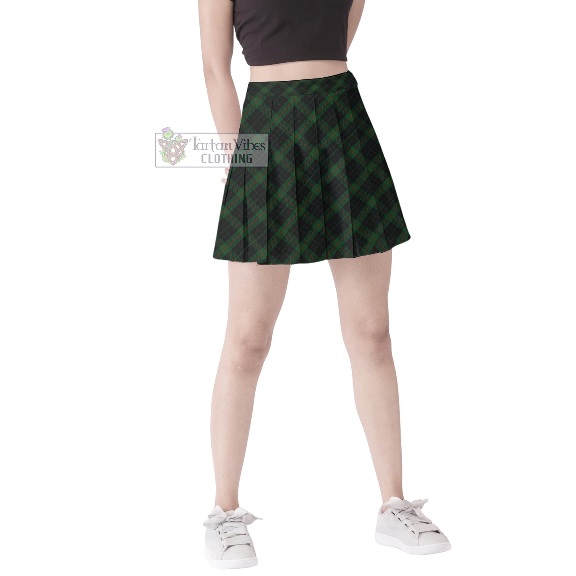 Tartan Vibes Clothing Gunn Logan Tartan Women's Plated Mini Skirt