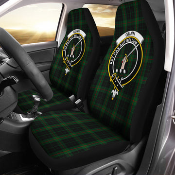 Gunn Logan Tartan Car Seat Cover with Family Crest
