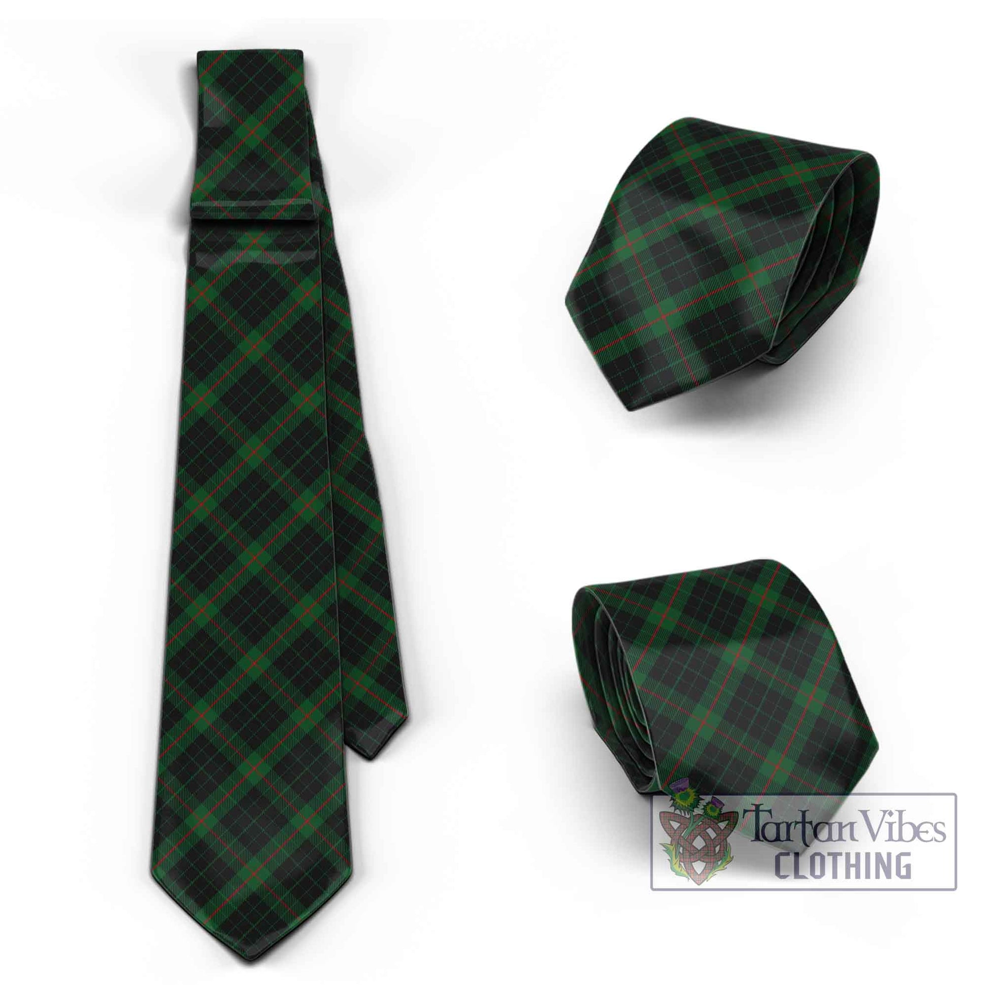 Tartan Vibes Clothing Gunn Logan Tartan Classic Necktie Cross Style