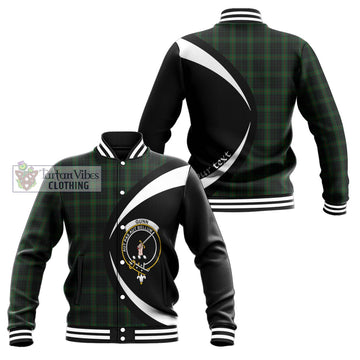 Gunn Logan Tartan Baseball Jacket with Family Crest Circle Style