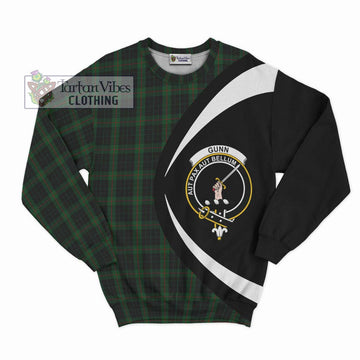 Gunn Logan Tartan Sweatshirt with Family Crest Circle Style