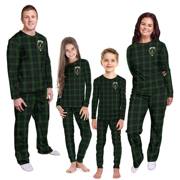 Gunn Logan Tartan Pajamas Family Set with Family Crest