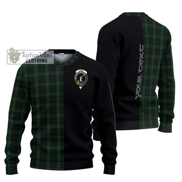 Gunn Logan Tartan Ugly Sweater with Family Crest and Half Of Me Style