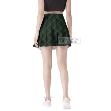 Gunn Logan Tartan Women's Plated Mini Skirt