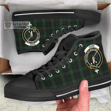 Gunn Logan Tartan High Top Shoes with Family Crest