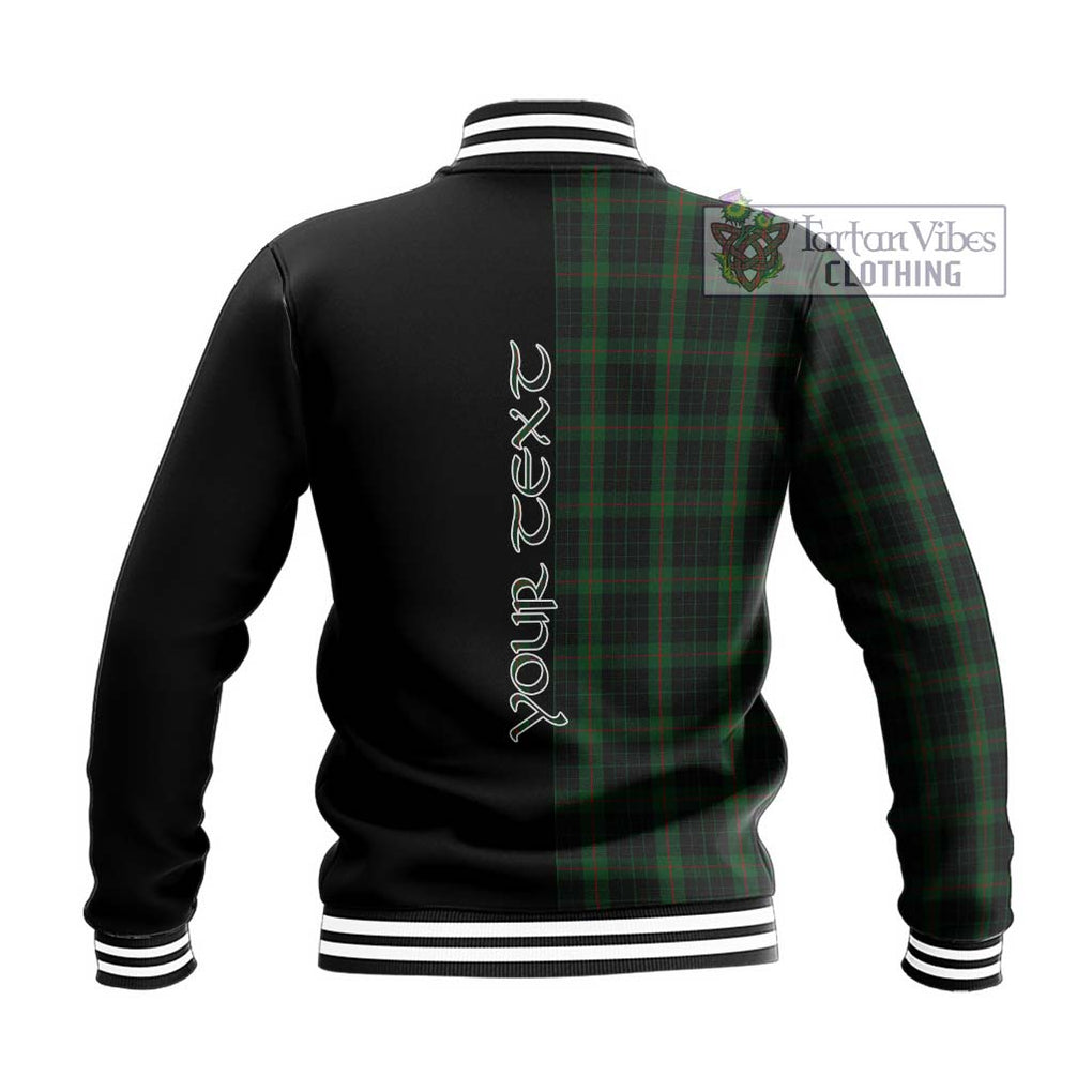 Gunn Logan Tartan Baseball Jacket with Family Crest and Half Of Me Style - Tartanvibesclothing Shop