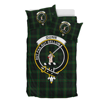 Gunn Logan Tartan Bedding Set with Family Crest