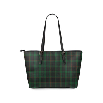 Gunn Logan Tartan Leather Tote Bag