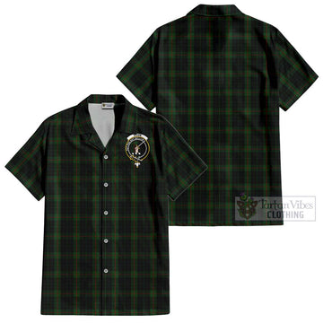 Gunn Logan Tartan Cotton Hawaiian Shirt with Family Crest