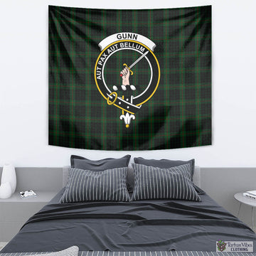 Gunn Logan Tartan Tapestry Wall Hanging and Home Decor for Room with Family Crest