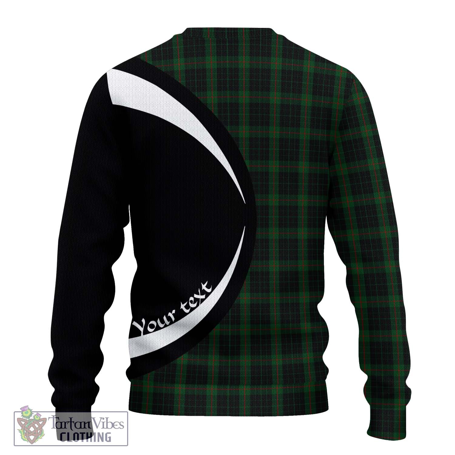 Gunn Logan Tartan Ugly Sweater with Family Crest Circle Style - Tartan Vibes Clothing