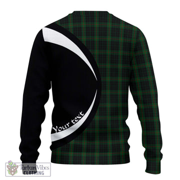 Gunn Logan Tartan Ugly Sweater with Family Crest Circle Style