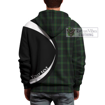 Gunn Logan Tartan Hoodie with Family Crest Circle Style