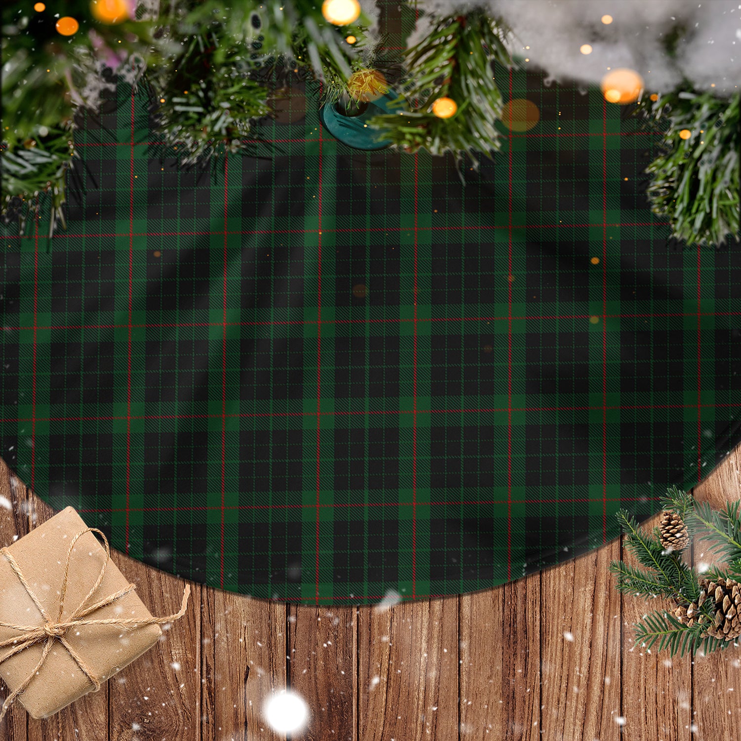 Gunn Logan Tartan Christmas Tree Skirt - Tartanvibesclothing