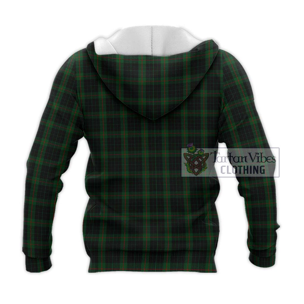 Gunn Logan Tartan Knitted Hoodie with Family Crest DNA In Me Style - Tartanvibesclothing Shop