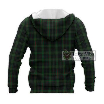 Gunn Logan Tartan Knitted Hoodie with Family Crest DNA In Me Style