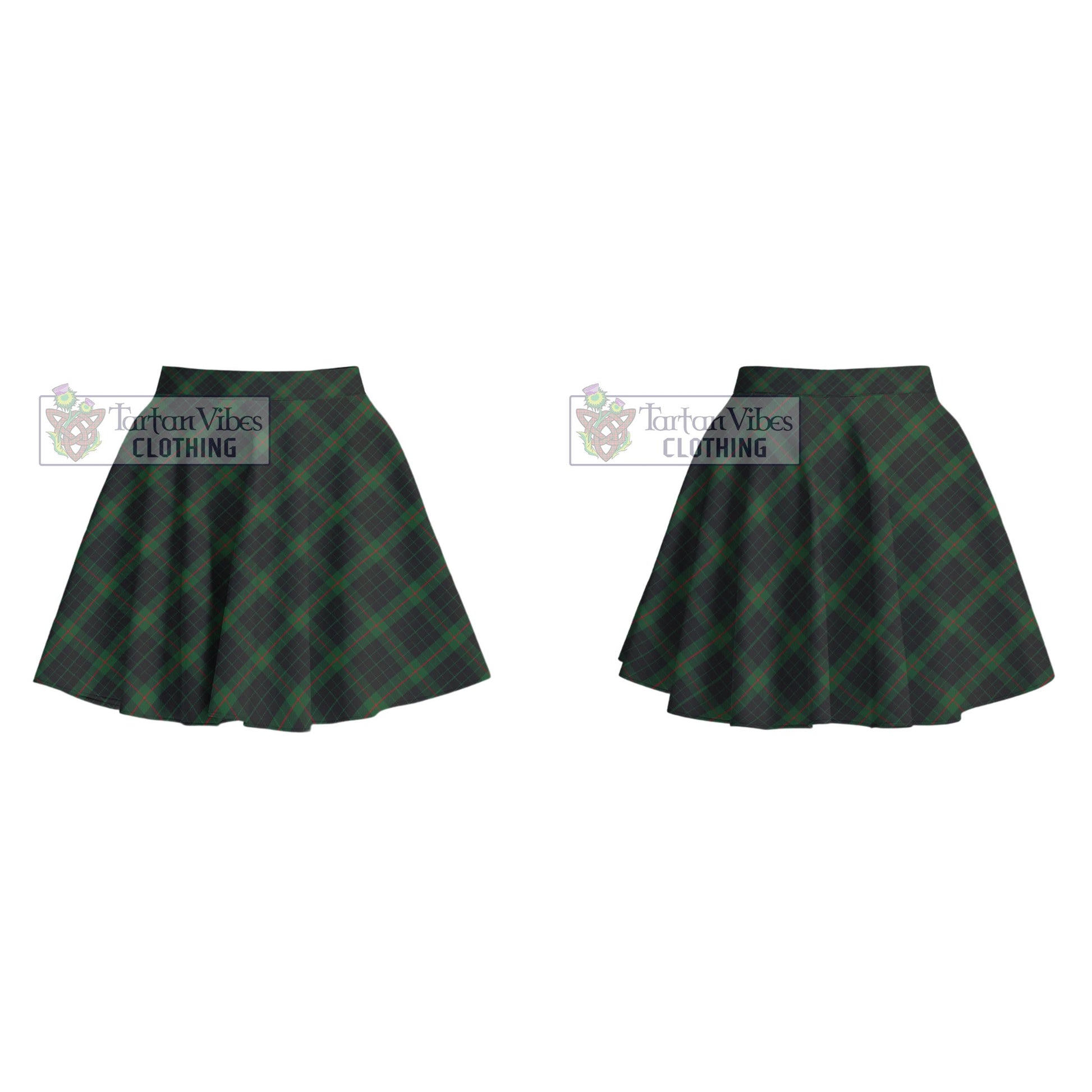 Tartan Vibes Clothing Gunn Logan Tartan Women's Plated Mini Skirt