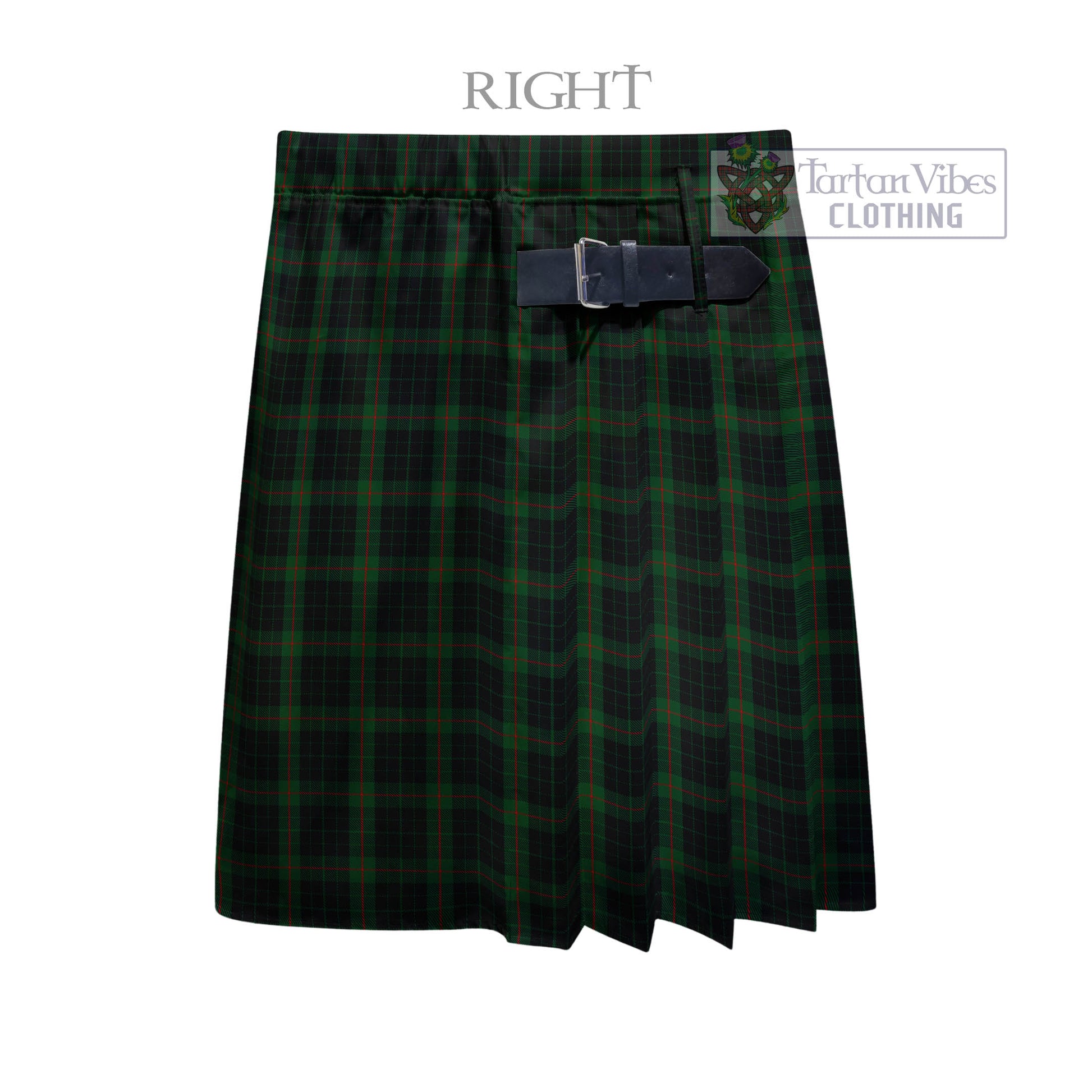 Tartan Vibes Clothing Gunn Logan Tartan Men's Pleated Skirt - Fashion Casual Retro Scottish Style