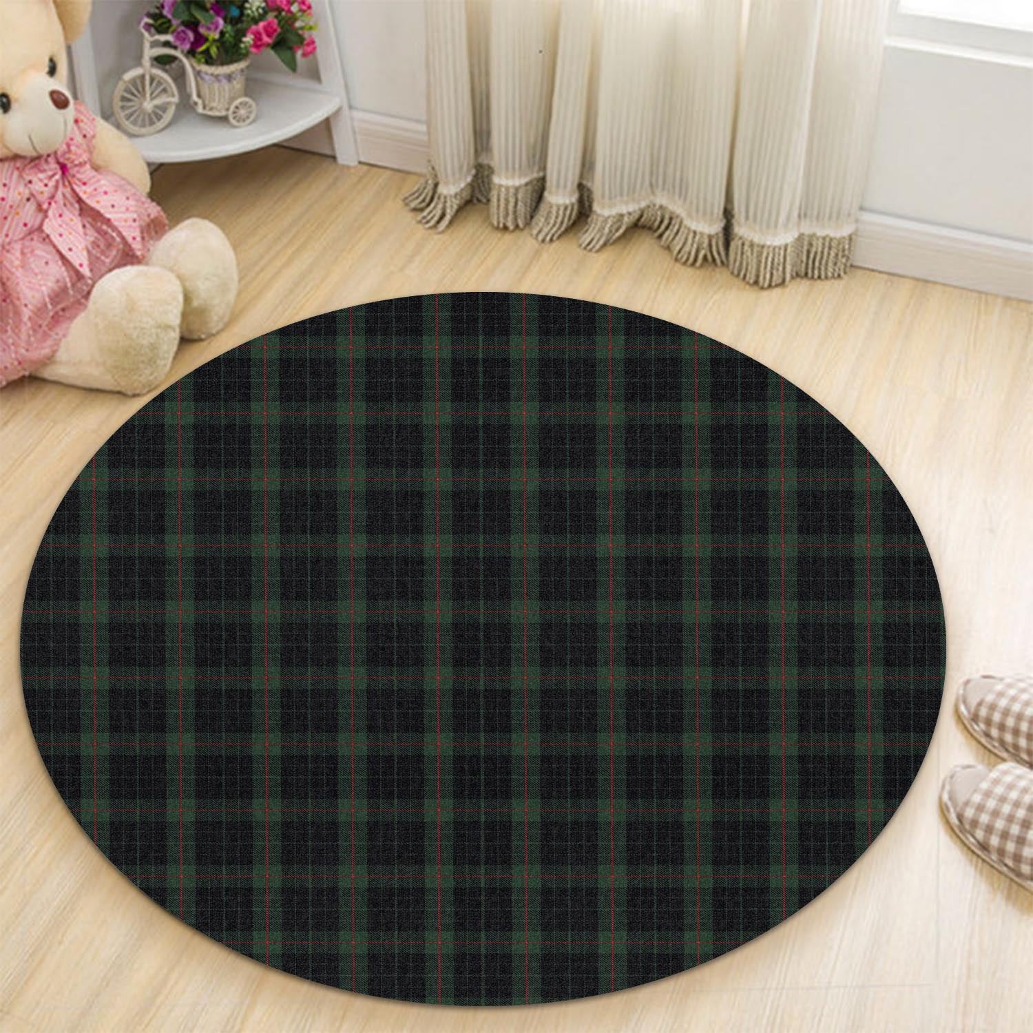 gunn-logan-tartan-round-rug