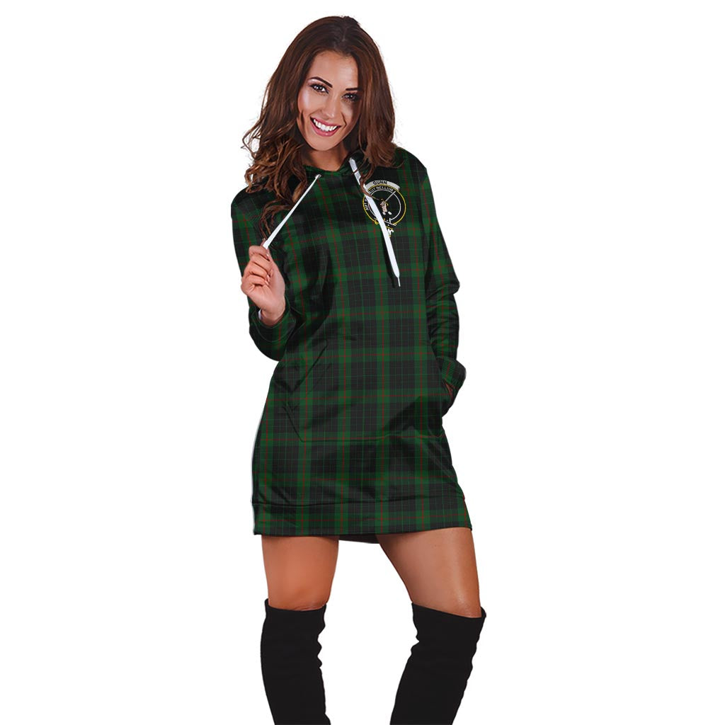 Gunn Logan Tartan Hoodie Dress with Family Crest - Tartanvibesclothing