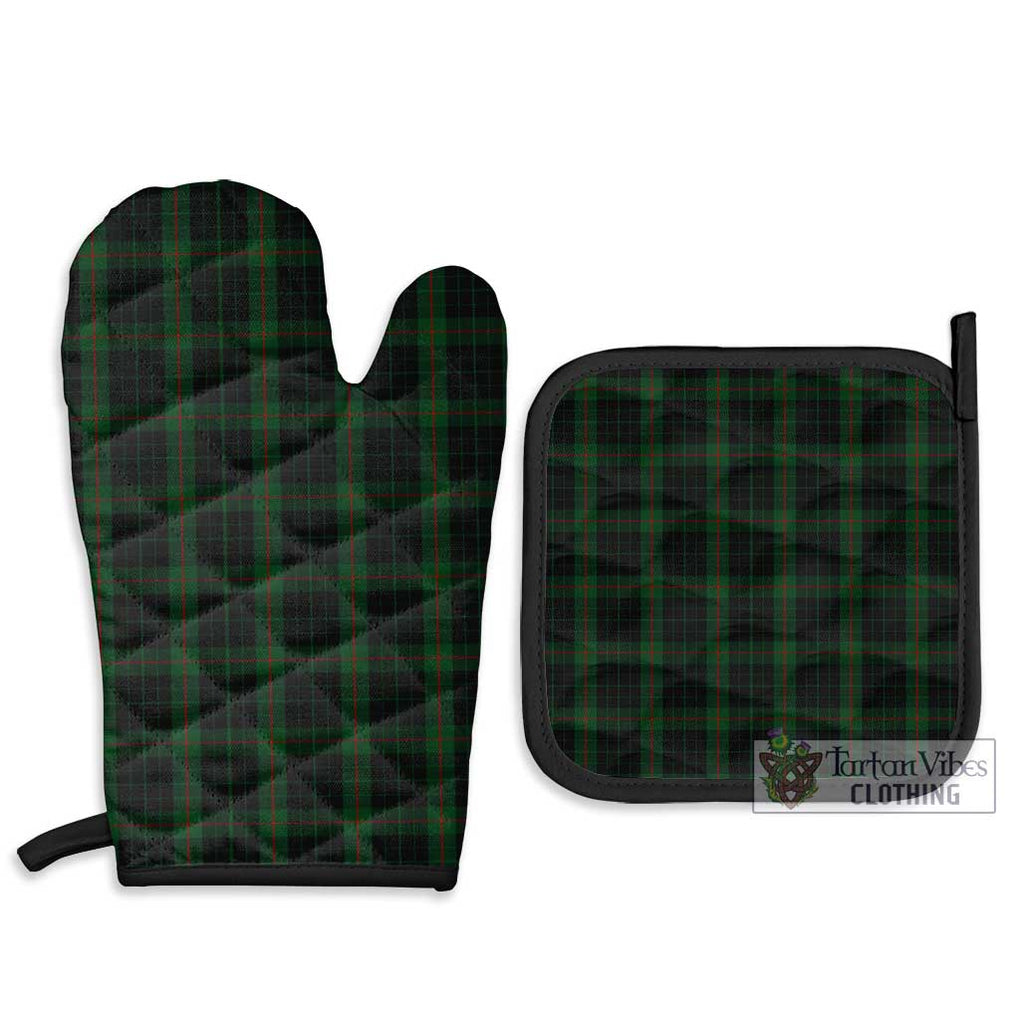 Gunn Logan Tartan Combo Oven Mitt & Pot-Holder Combo 1 Oven Mitt & 2 Pot-Holder Black - Tartan Vibes Clothing