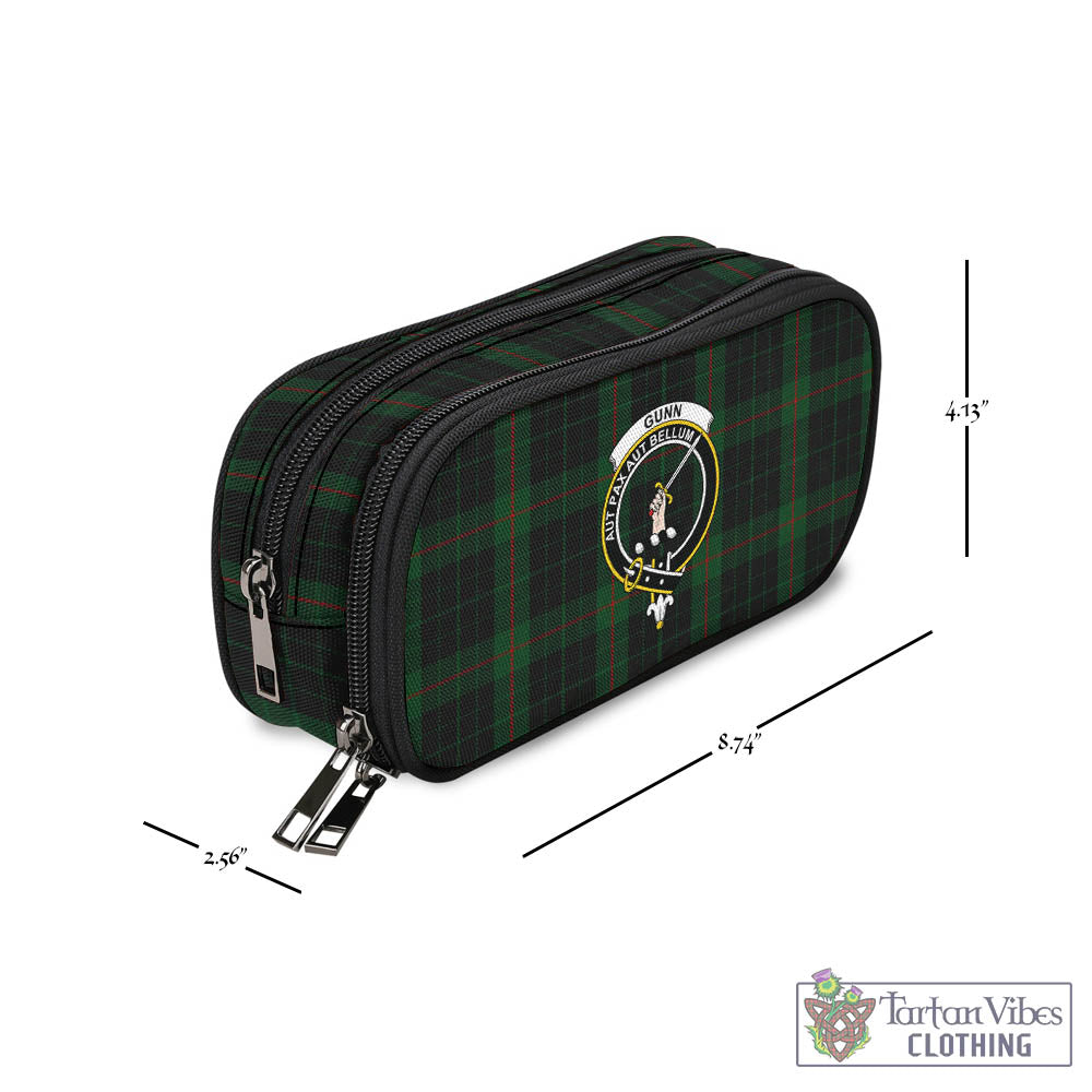 Tartan Vibes Clothing Gunn Logan Tartan Pen and Pencil Case with Family Crest