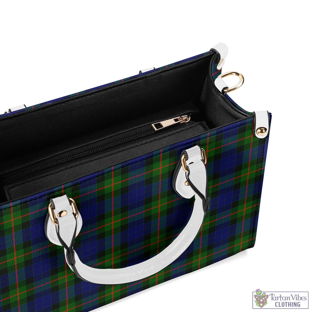 Tartan Vibes Clothing Gunn Modern Tartan Luxury Leather Handbags