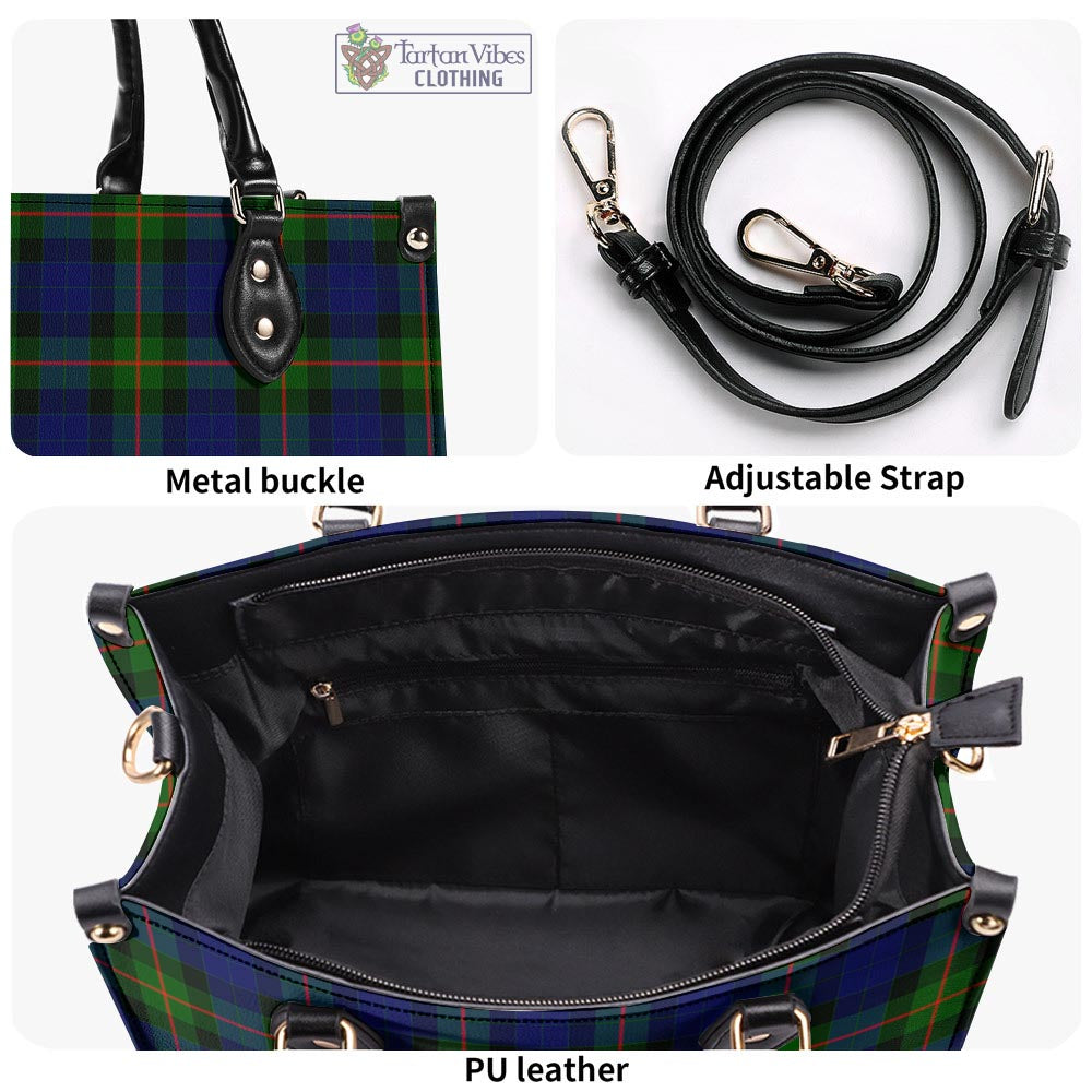 Tartan Vibes Clothing Gunn Modern Tartan Luxury Leather Handbags