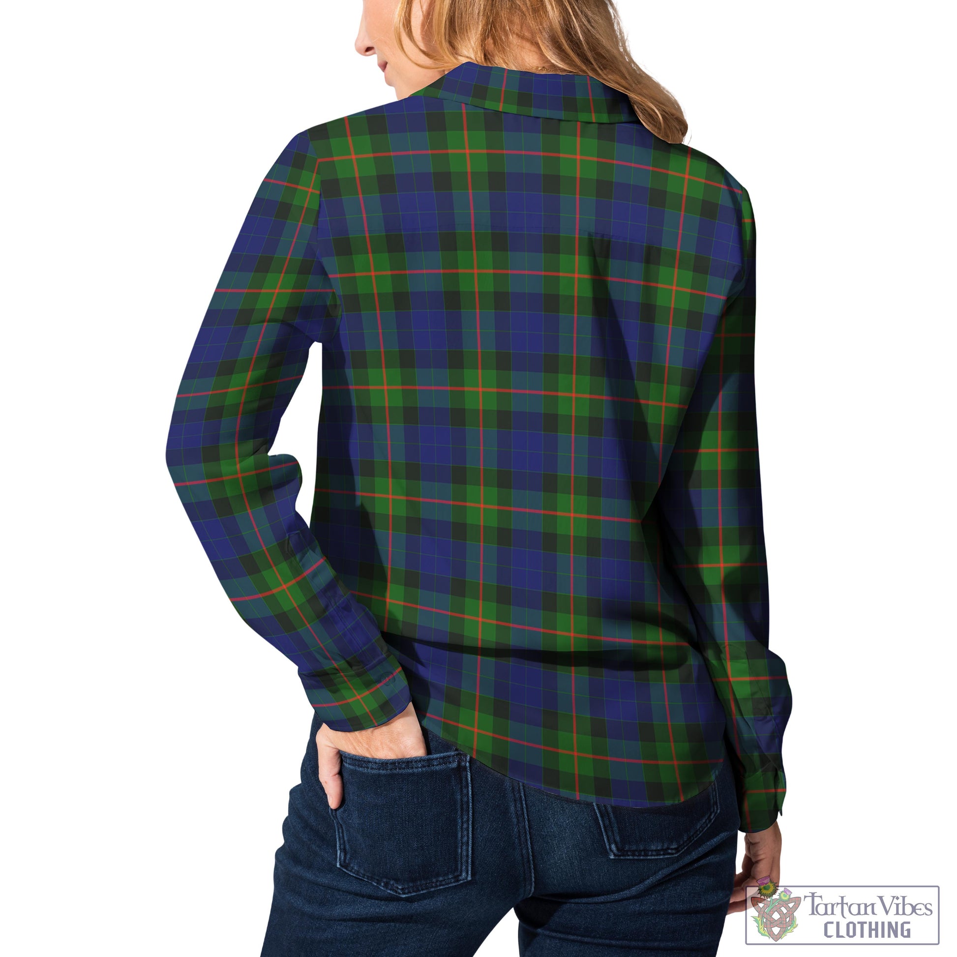 Gunn Modern Tartan Womens Casual Shirt