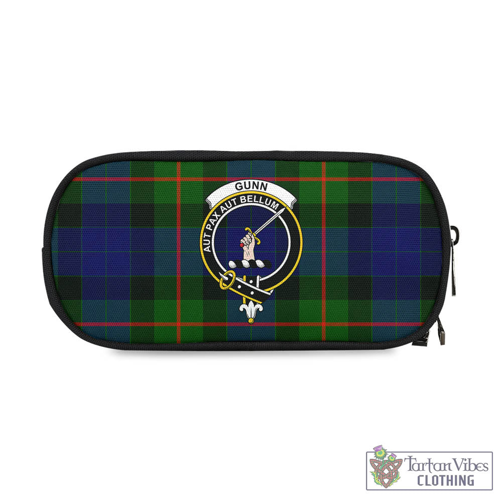 Tartan Vibes Clothing Gunn Modern Tartan Pen and Pencil Case with Family Crest