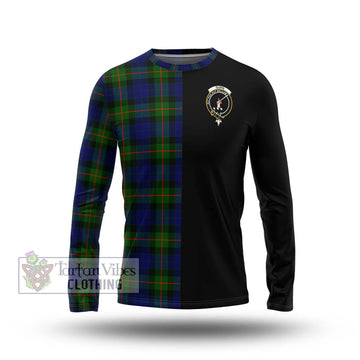 Gunn Modern Tartan Long Sleeve T-Shirt with Family Crest and Half Of Me Style