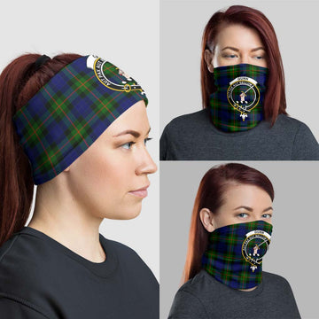 Gunn Modern Tartan Neck Gaiters, Tartan Bandanas, Tartan Head Band with Family Crest