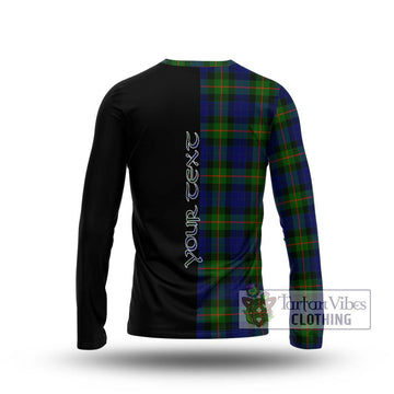 Gunn Modern Tartan Long Sleeve T-Shirt with Family Crest and Half Of Me Style