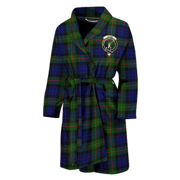 Gunn Modern Tartan Bathrobe with Family Crest