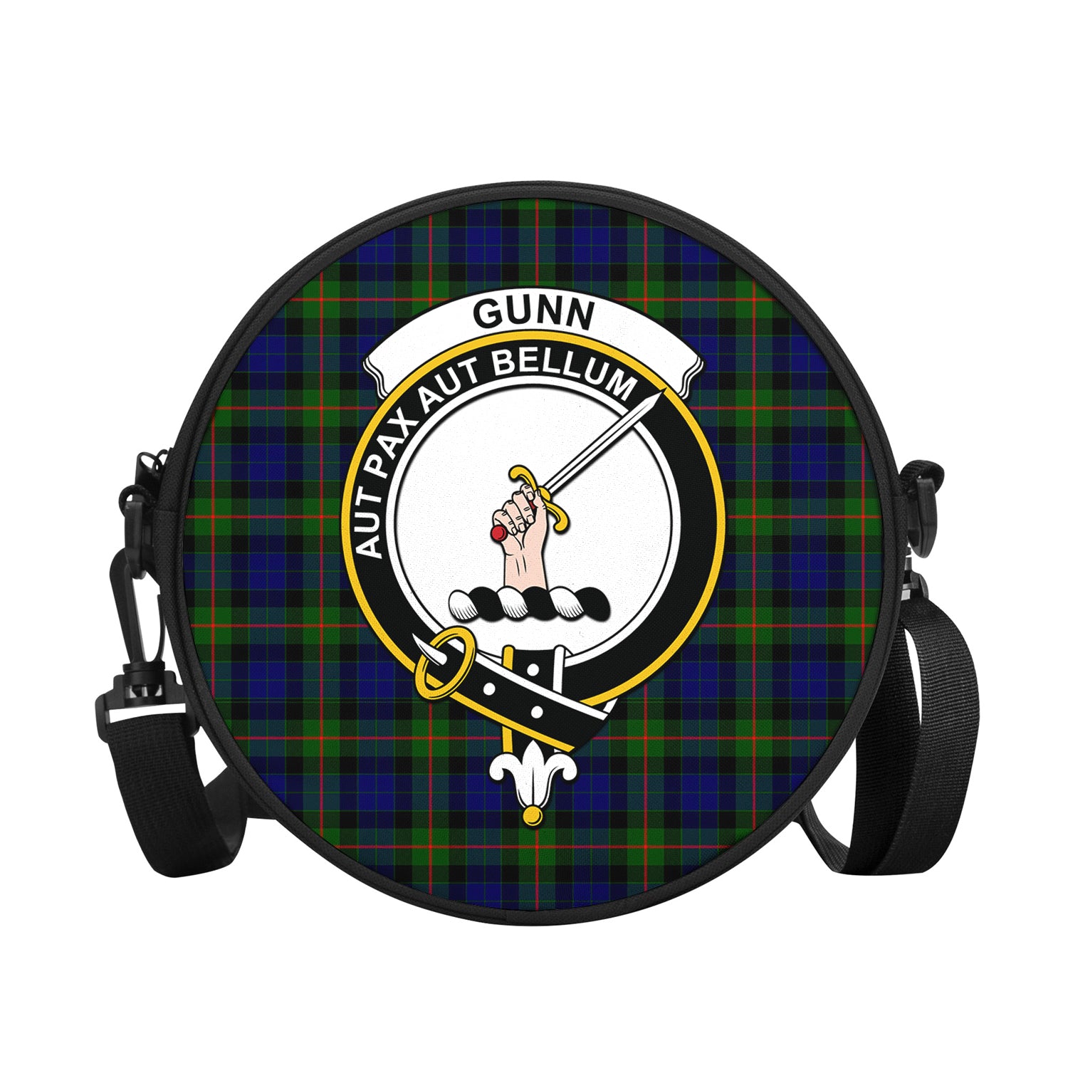 gunn-modern-tartan-round-satchel-bags-with-family-crest