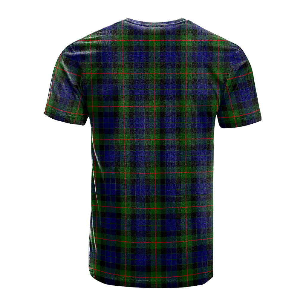 Gunn Modern Tartan T-Shirt with Family Crest - Tartan Vibes Clothing