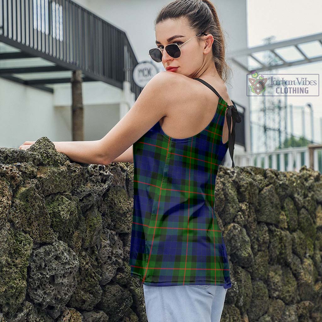 Tartan Vibes Clothing Gunn Modern Tartan Loose Halter Neck Camisole