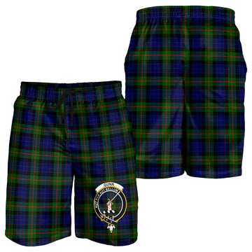 Gunn Modern Tartan Mens Shorts with Family Crest