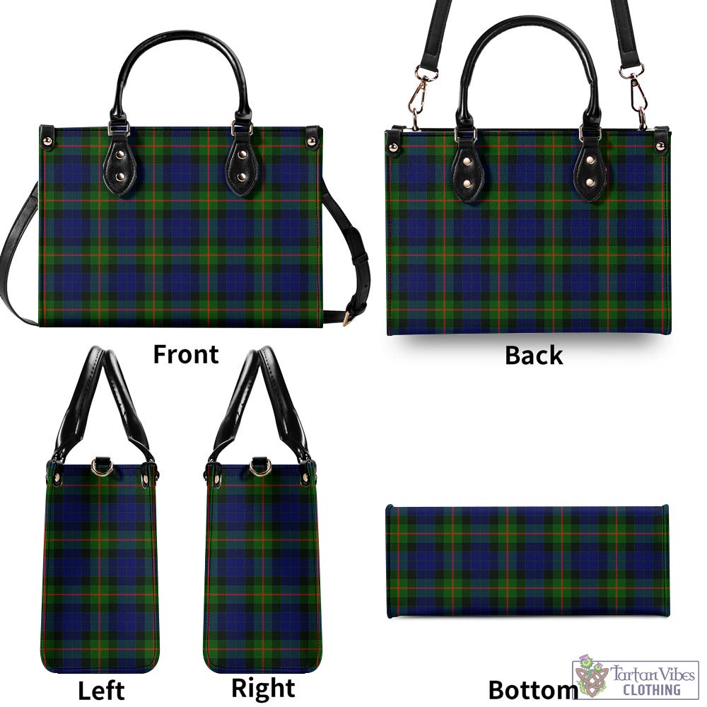 Tartan Vibes Clothing Gunn Modern Tartan Luxury Leather Handbags