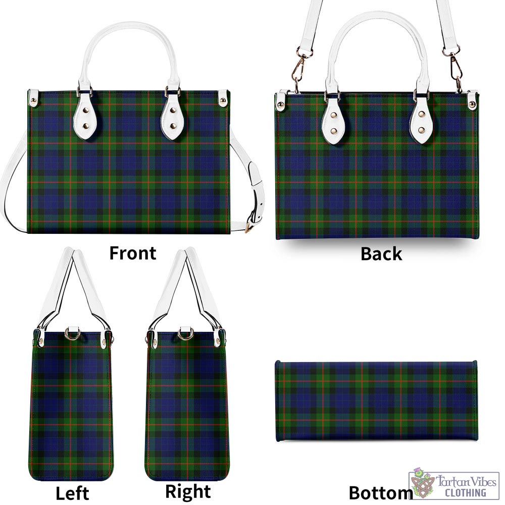 Tartan Vibes Clothing Gunn Modern Tartan Luxury Leather Handbags