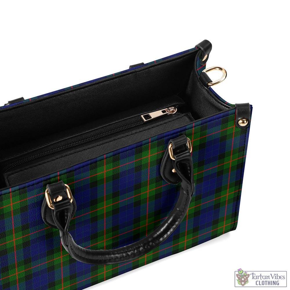 Tartan Vibes Clothing Gunn Modern Tartan Luxury Leather Handbags