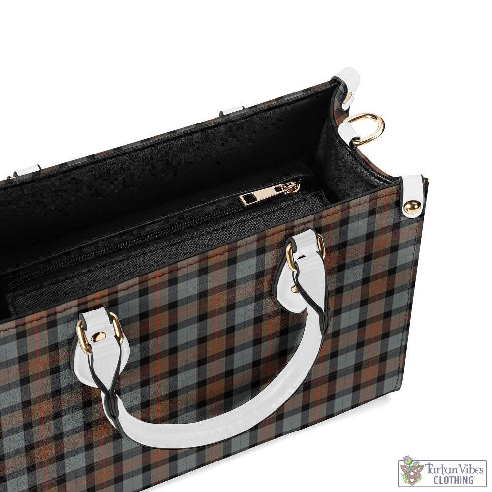 Tartan Vibes Clothing Gunn Weathered Tartan Luxury Leather Handbags