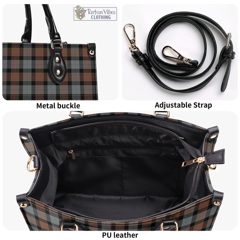 Tartan Vibes Clothing Gunn Weathered Tartan Luxury Leather Handbags