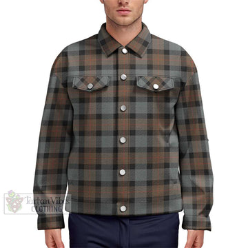 Gunn Weathered Tartan Unisex Lapel Cotton Jacket