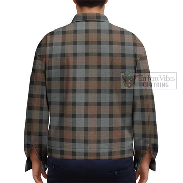 Gunn Weathered Tartan Unisex Lapel Cotton Jacket