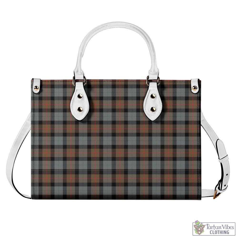 Tartan Vibes Clothing Gunn Weathered Tartan Luxury Leather Handbags