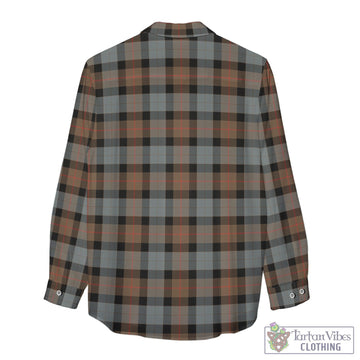 Gunn Weathered Tartan Women's Casual Shirt with Family Crest