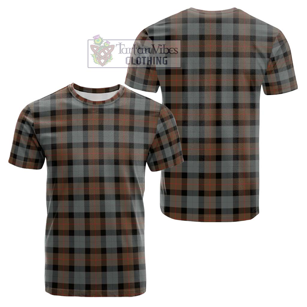 Gunn Weathered Tartan Cotton T-Shirt Kid's Shirt - Tartanvibesclothing Shop